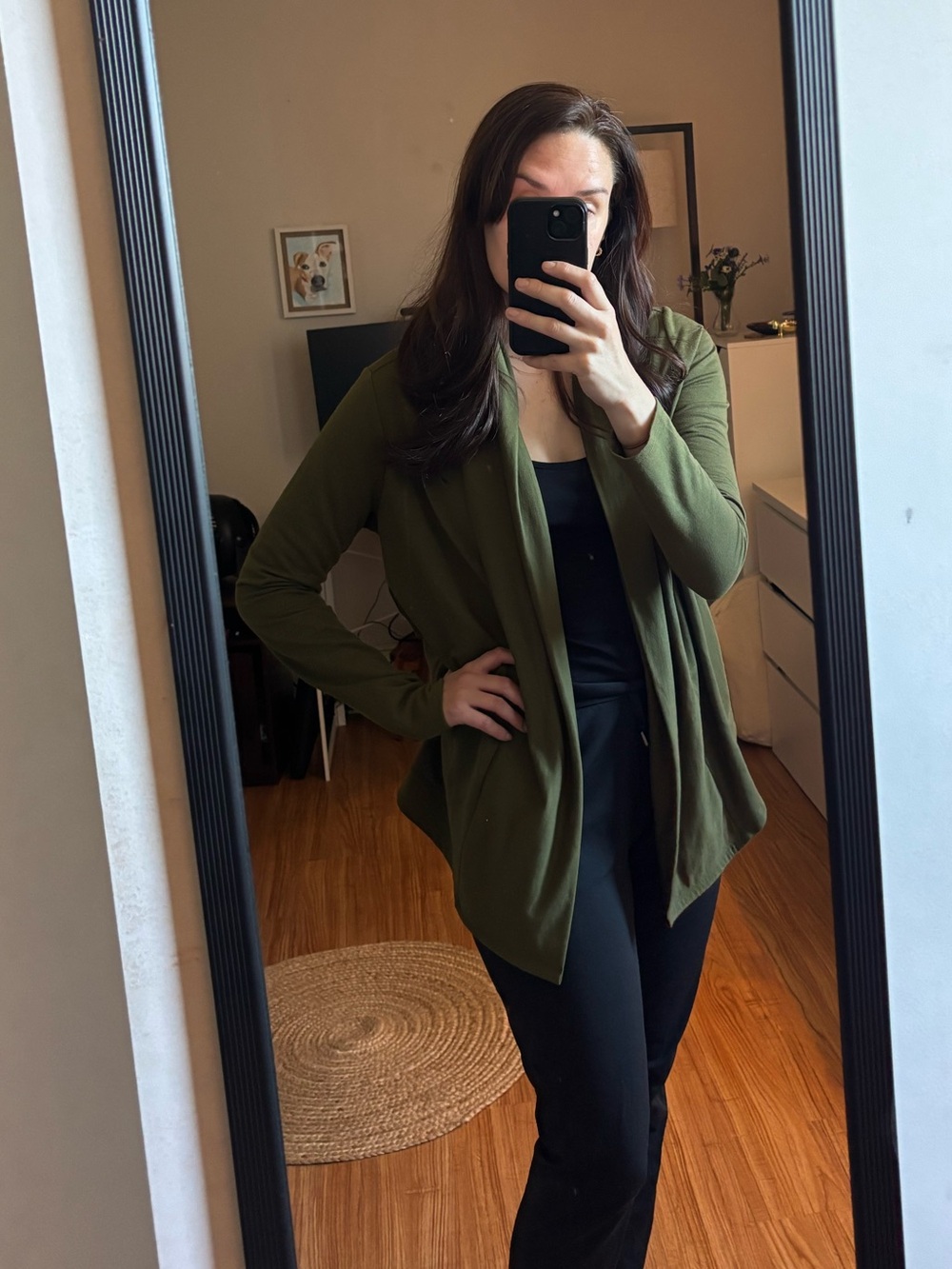 Green Jockey Cardigan - Size M